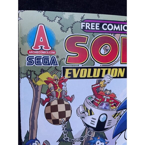 Sonic – Evolution Of A Hero – Free Comic Book Day, Archie, Sega, 2009, NM - Picture 2 of 8